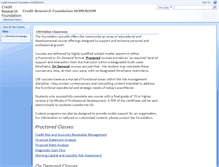 Tablet Screenshot of classes.crfonline.org